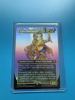 Celes, Rune Knight (Borderless) Commander: Final Fantasy Foil Mythic NM - Image 1