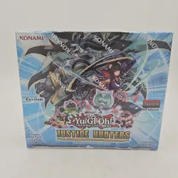 Yugioh Justice Hunters Booster Box 1st Edition Factory Sealed 24 Packs! - Image 1