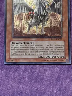 1x Judgment Dragon TU01-EN000 Ultimate Rare Euro Print MP YuGiOh - Image 3