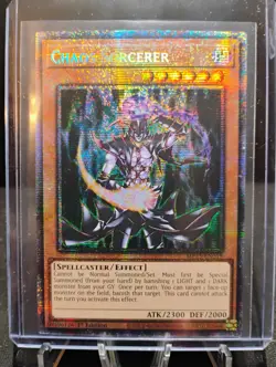 Yu-Gi-Oh Chaos Sorcerer MP25-EN019 Starlight Rare 2025 Mega-Pack 1st Edition NM - Image 1