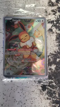 Pokemon TCG Eevee 173 Holo Promo Prismatic Evolutions ETB Sealed Card - Image 1