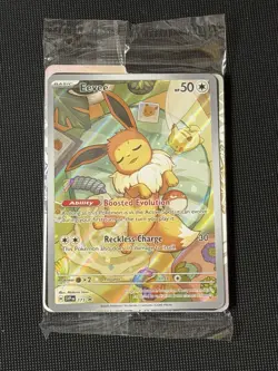 Pokemon TCG Eevee 173 Holo Promo Prismatic Evolutions ETB Sealed Card - Image 1