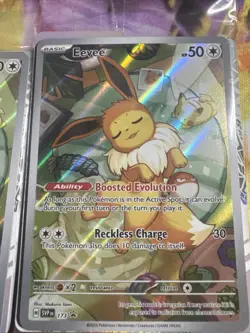 Pokemon TCG Eevee SVP 173 Prismatic Evolutions ETB Black Star Promo Card SEALED - Image 3
