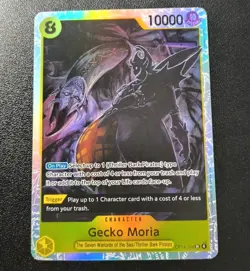 One Piece CCG Gecko Moria The Azure Sea's Seven SR Foil OP14-104 NM - Image 1