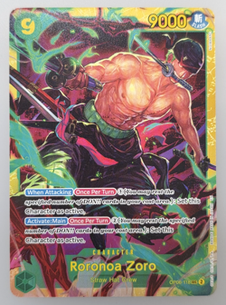 Roronoa Zoro OP06-118 Secret Rare (Learn Together Reprint) One Piece NON-FOIL - Image 1