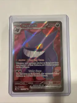 Pokemon TCG NM Gengar ex 193/162 SV05: Temporal Forces Ultra Rare Full Art - Image 1