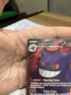 Pokemon TCG Gengar ex 193/162 Temporal Forces Full Art Ultra Rare NM - Image 5