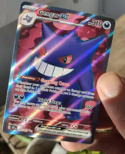 Pokemon TCG Gengar ex 193/162 Temporal Forces Ultra Rare NM - Image 2