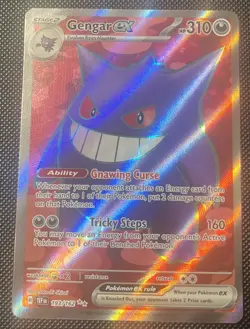 Pokemon TCG Gengar ex 193/162 Temporal Forces Full Art Ultra Rare NM - Image 1