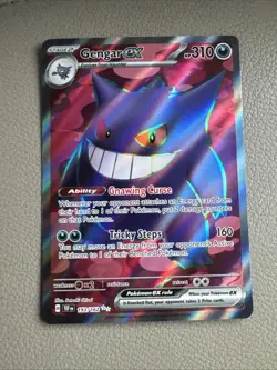 Pokemon TCG Gengar ex 193/162 Temporal Forces Ultra Rare NM - Image 1