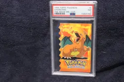 1999 Topps Pokemon Charizard #6 The Movie Die-Cut PSA 7(NM) - Image 1