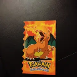 1999 Topps Pokemon the Movie Die-Cut Card #06 Charizard 6/12 - Image 1