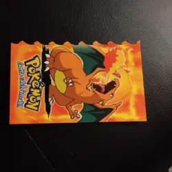 1999 Topps Pokemon the Movie Die-Cut Card #06 Charizard 6/12 - Image 4