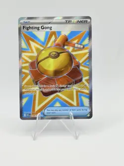 Pokemon TCG Fighting Gong 168/132 Ultra Rare Trainer Card Mega Evolutions - Image 1