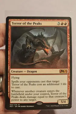 🔥 MTG - Terror of the Peaks - M21 Mythic #164 M/NM 🔥 - Image 1