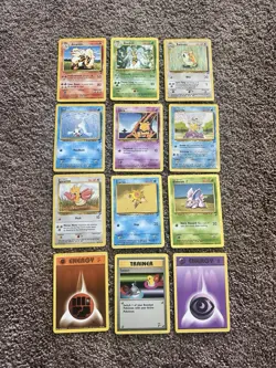 Pokemon Base Set 2 NM-LP - 12 card Lot Vintage WOTC 2000 No Duplicates - Image 1