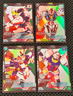 Gundam ARSENAL BASE 7-Eleven Card Barbatos Aerial Wing RX-78-2 Mobile Suit Japan - Image 1