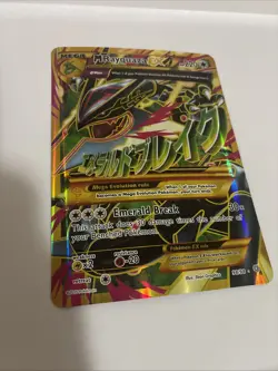 Pokemon JUMBO/Oversized Card Mega M Rayquaza EX Full Art XY 98/98 - Image 1
