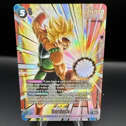 Bardock FB08-112 Alternate Art Saiyan's Pride Dragon Ball English Card Fusion Wo - Image 1