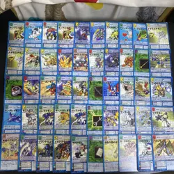 Lot of 266 Bulk Sale Japanese TCG CCG Old Digimon Card Bandai G55610 - Image 5