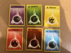 Shadowless Energy Base Set Pokemon Card Lot Vintage WOTC - Image 1