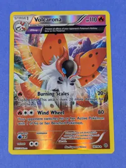 Volcarona - 18/98 - Rare Reverse Holo Ancient Origins - Pokemon Card - NM - Image 1