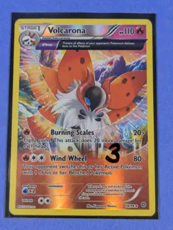 Volcarona - 18/98 - Rare Reverse Holo Ancient Origins - Pokemon Card - NM - Image 3