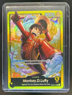 2025 One Piece Card Game Monkey.D.Luffy ST Promo Alternate Art Rare #ST29-001 - Image 1