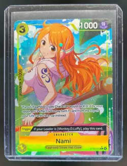 2025 One Piece Card Game Nami ST Promo Alternate Art Rare #ST29-008 - Image 1