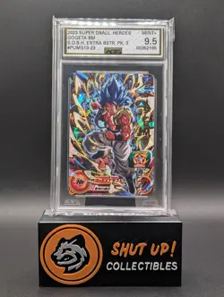 Gogeta: BM SSGSS PUMS13-23 Promo Foil Super Dragon Ball Heroes Card AGS 9.5 - Image 1