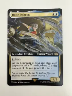 Hope Estheim Borderless MTG Magic the Gathering Card NM Near Mint FIN - Image 1