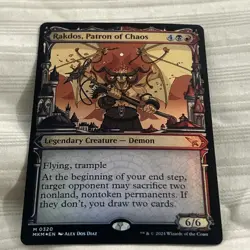 FOIL - MTG Rakdos, Patron of Chaos 320 (Showcase) - Murders at Karlov Manor - Image 1
