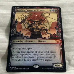 FOIL - MTG Rakdos, Patron of Chaos 320 (Showcase) - Murders at Karlov Manor - Image 2