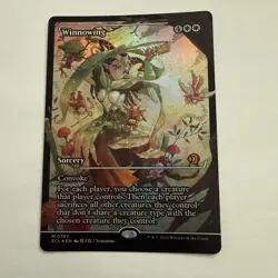 Winnowing FOIL Showcase 382 Lorwyn Eclipsed ECL MTG Mythic Unplayed Mint Sorcery - Image 1
