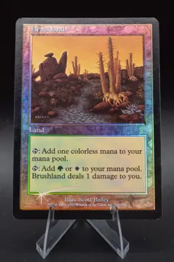 Brushland: 2001 Magic the Gathering - 7th Edition Foil - Image 1