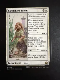MTG - NM - Caretaker's Talent - Bloomburrow - Promo Pack - STAMPED - Image 1