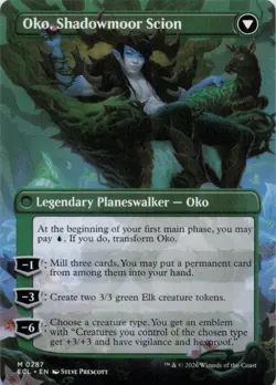 MTG Oko, Lorwyn Liege (Borderless) (287) | NM | Lorwyn Eclipsed {ECL} - Image 2