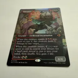 Vibrance FOIL Borderless 295 Lorwyn Eclipsed ECL MTG Mythic Unplayed Mint M/NM - Image 3