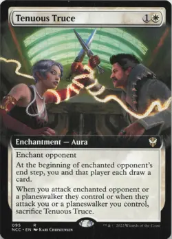 Tenuous Truce (Extended Art) R Commander: Streets of New Capenna 95 - MTG - Image 1