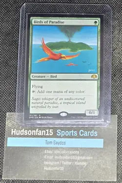 Birds of Paradise Dominaria Remastered Regular 151/261 MTG Magic the Gathering - Image 1