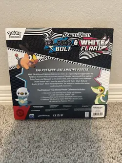 POKEMON TCG BLACK BOLT WHITE FLARE UNOVA POSTER COLLECTION BOX FACTORY SEALED - Image 2