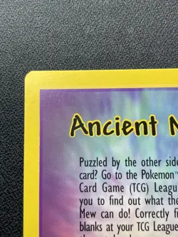 Pokemon Ancient Mew Promo Card Details Insert NM / LP - Image 2