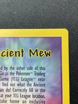 Pokemon Ancient Mew Promo Card Details Insert NM / LP - Image 3