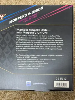 5X POKEMON CROWN ZENITH MORPEKO V-UNION PREMIUM PLAYMAT COLLECTION BOX SEALED - Image 5