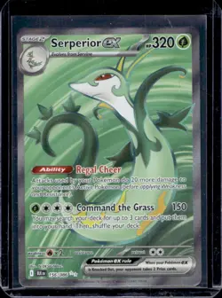2025 Pokemon SV Black Bolt BLK EN Serperior ex Ultra Rare #156/086 - Image 1
