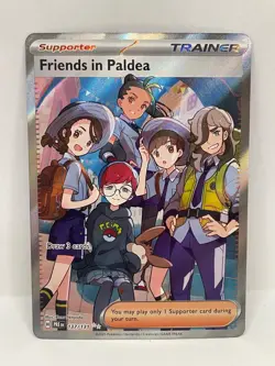 Friends in Paldea Ultra Rare Pokemon TCG Prismatic Evolution 137/131 - Image 1