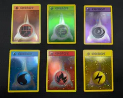 LP/NM Pokemon 6-Card HOLO ENERGY Set ENERGIZE YOUR GAME CYCLE 2002 League Promo - Image 1