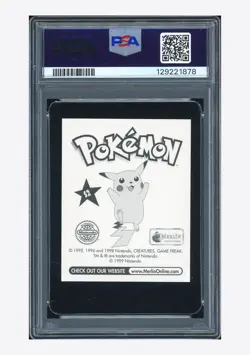 Pokemon PSA 10 Ash & Pikachu Prism 1999 #S2 Merlin Pokemon Japanese - Image 2
