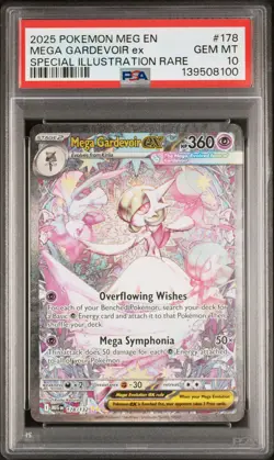 2025 POKEMON MEGA EVOLUTION SPECIAL ILLUSTRATION RARE MEGA GARDEVOIR EX PSA 10 - Image 1