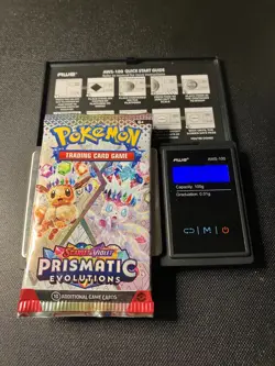 22.61g Prismatic Evolutions Pokemon Booster Pack New Sealed - Image 1